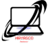 blue minimalist illustration computer logo (1)