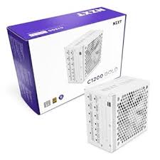 nzxt c1200 gold – 1200 w, 80+ gold, atx 3.1 / pcie 5.0 compatible, fully modular psu (white)